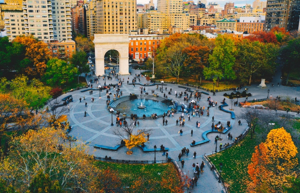 Greenwich Village walking tour: Washington Square Park in New York City