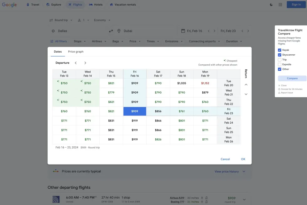 Best and Worst Airfare Booking sites: 10: Google Flights