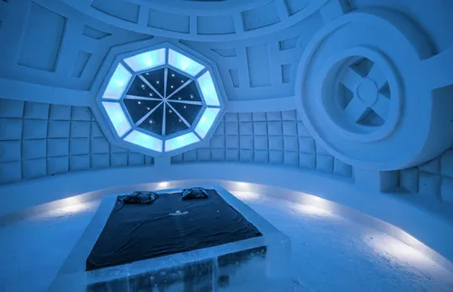 PHOTOS: Robots of the Future Look Cool at This Sci-Fi Ice Hotel in Finland | Frommer's