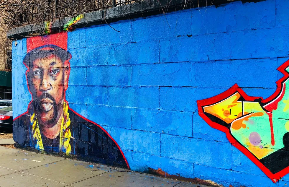 Street mural in the South Bronx of New York City