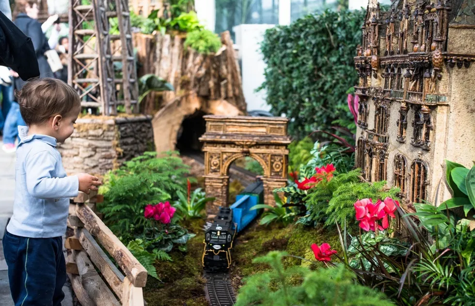 Holiday Train Show at the New York Botanical Garden in New York City