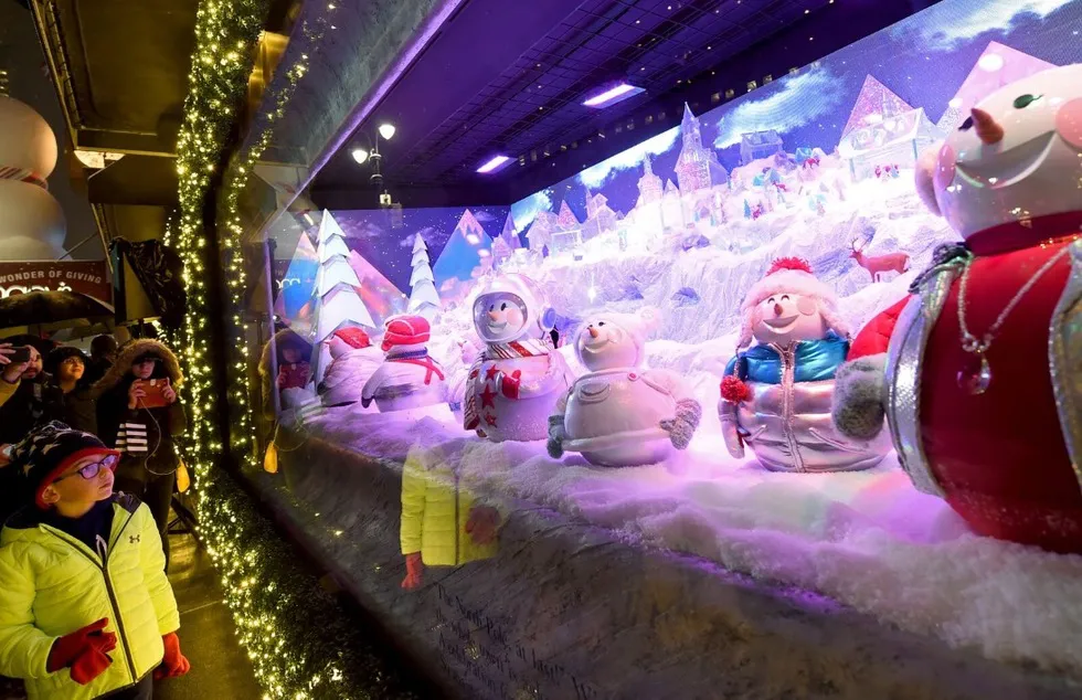 Macy's Christmas windows